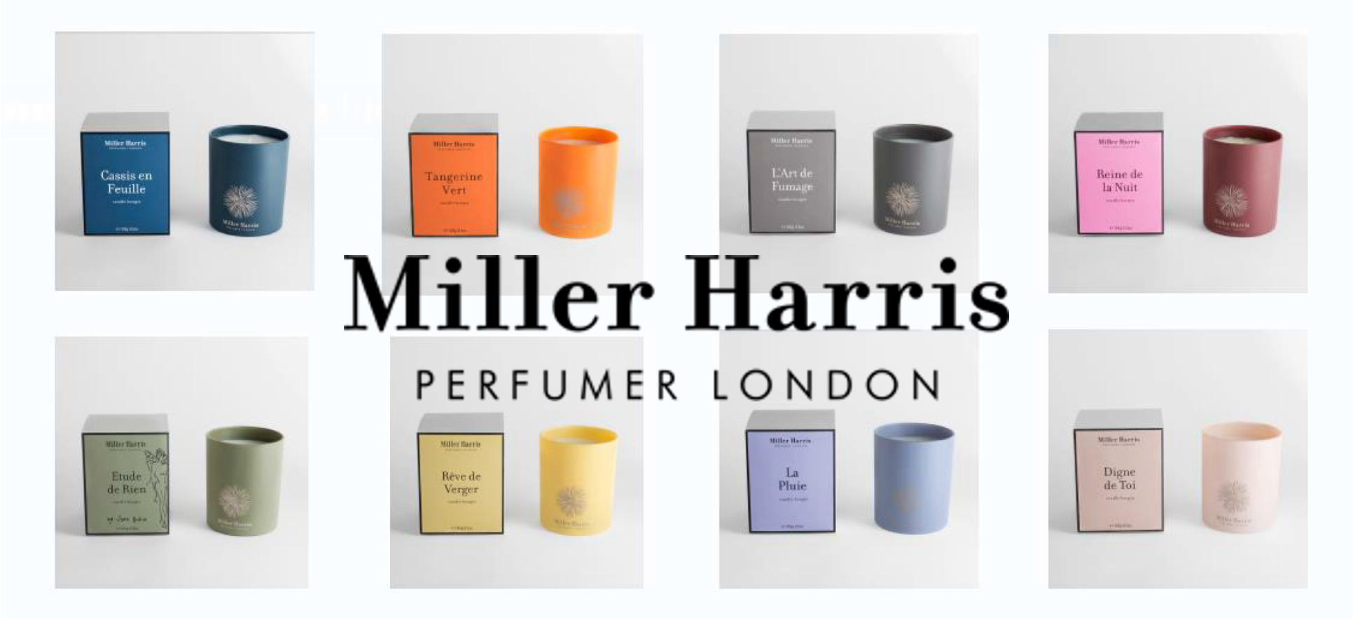 Miller Harris 2017 NEW CANDLE COLLECTION